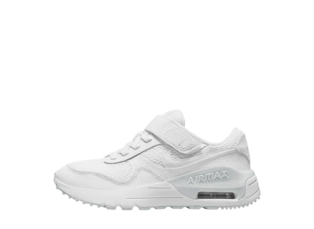 ナイキ PS エアマックス システム "ホワイト/ピュアプラチナム/ホワイト" (キッズ)