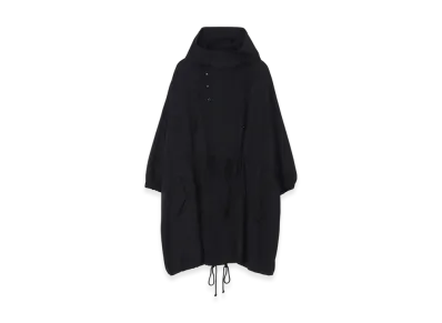 Yohji Yamamoto Gabardine Dolman Slv Coat "Black"