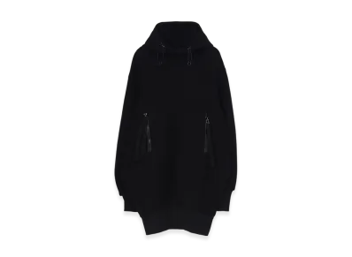 Yohji Yamamoto Liy/C Brushed French Terry As Hoody "Black"
