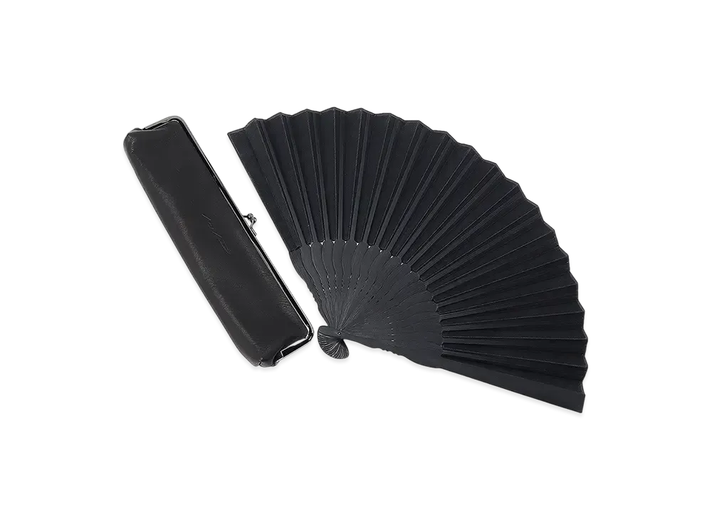 Yohji Yamamoto Folding Fan "Black"
