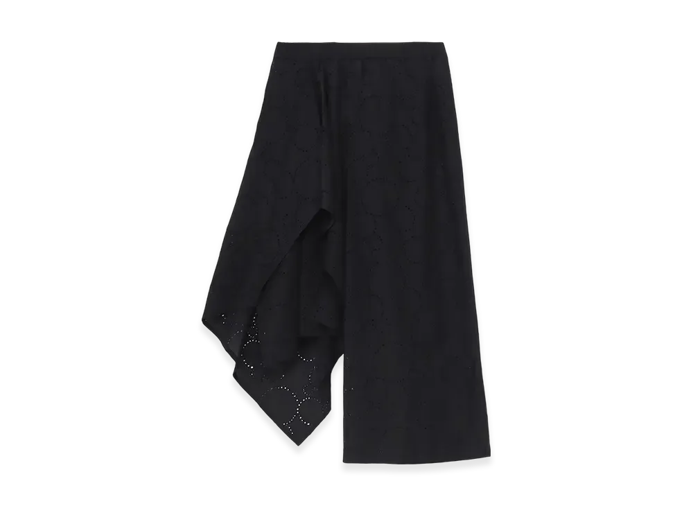 Yohji Yamamoto Lace Asymmetry Pants "Black"