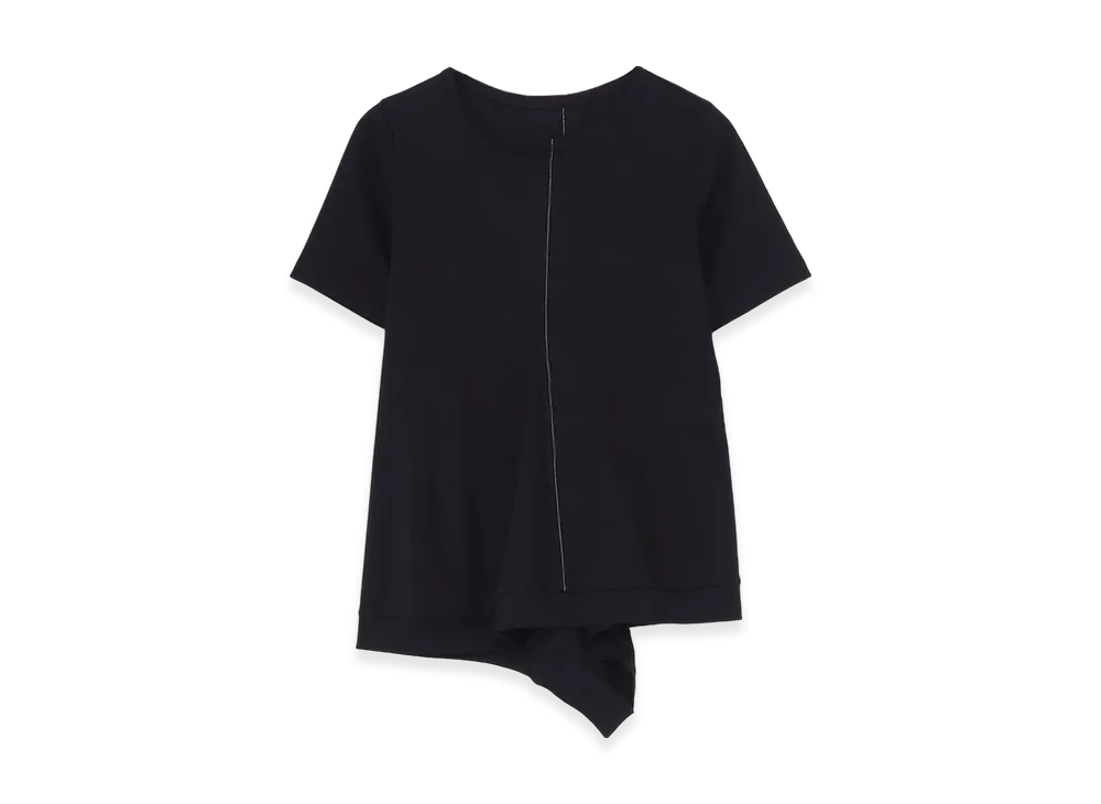Yohji Yamamoto Smooth Crew Neck Short Sleeve "Black"