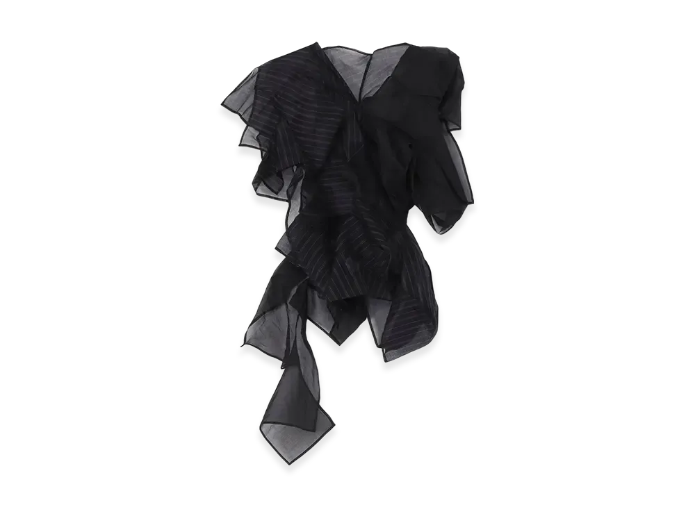 Yohji Yamamoto Asm Darts 3D Blouse "Black"