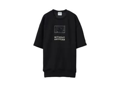 ReZARD × Masato Yamaguchi \ x Girl Print Half Sleeve Sweat "BLACK"