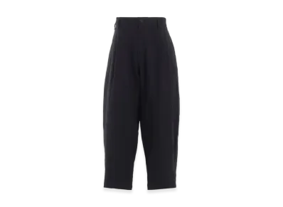 Yohji Yamamoto Ra Lawn Cropped Pants "Black"