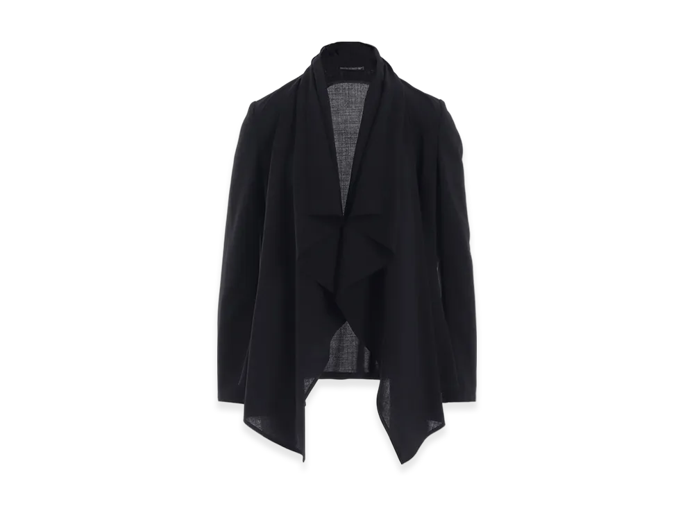 Yohji Yamamoto Wool Gauze Jacket "Black"