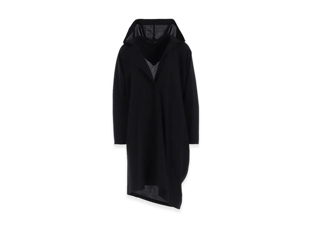 Yohji Yamamoto Wool Gauze Hood Jacket "Black"