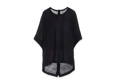 Yohji Yamamoto Gassing Yarn Single Jersey Backside Button Cardigan "Black"