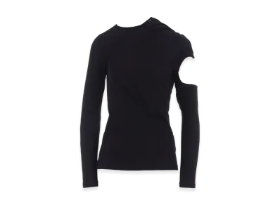Yohji Yamamoto Tightly Twisted Jersry Long Sleeve "Black"
