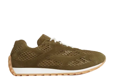Bottega Veneta Orbit Sneaker "Olive Oil"