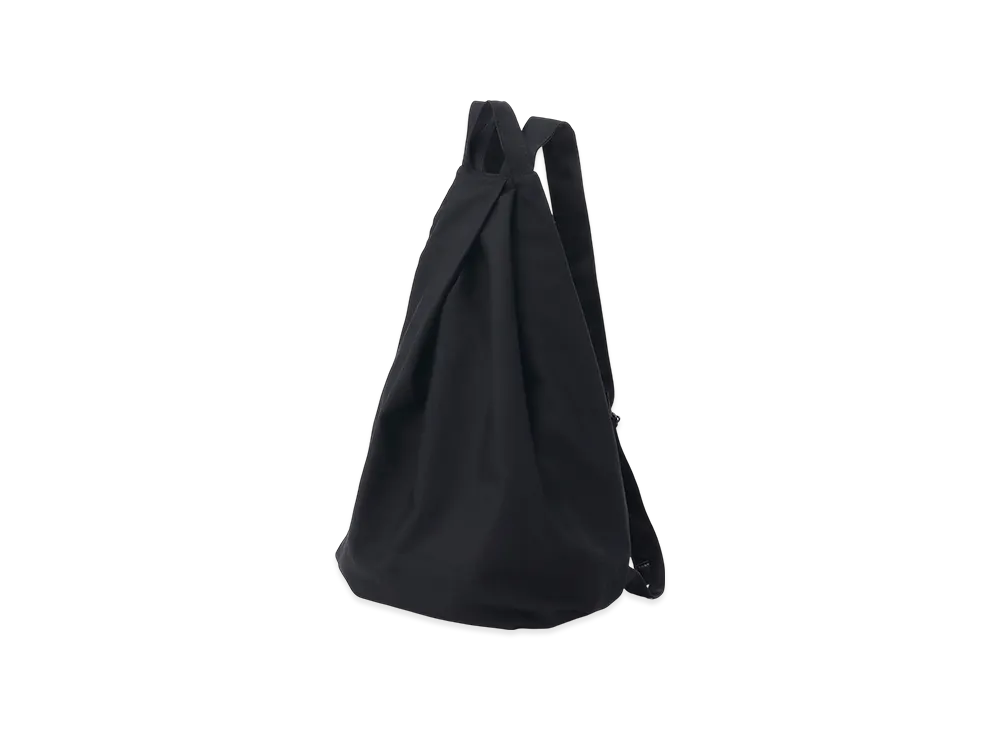 Yohji Yamamoto W/Gabadine Tuck Detail Backpack "Black"