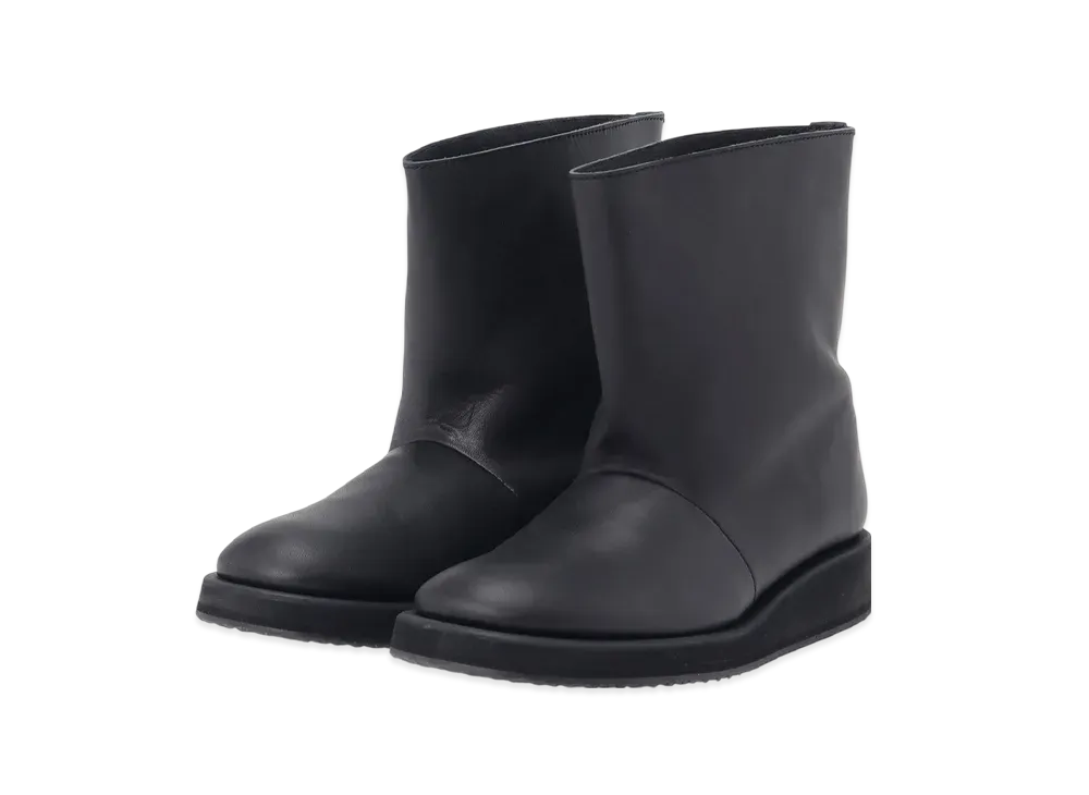 Yohji Yamamoto Soft Matt BK High-Top Boots "Black"