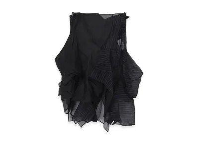 Yohji Yamamoto Darts 3D Skirt "Black"