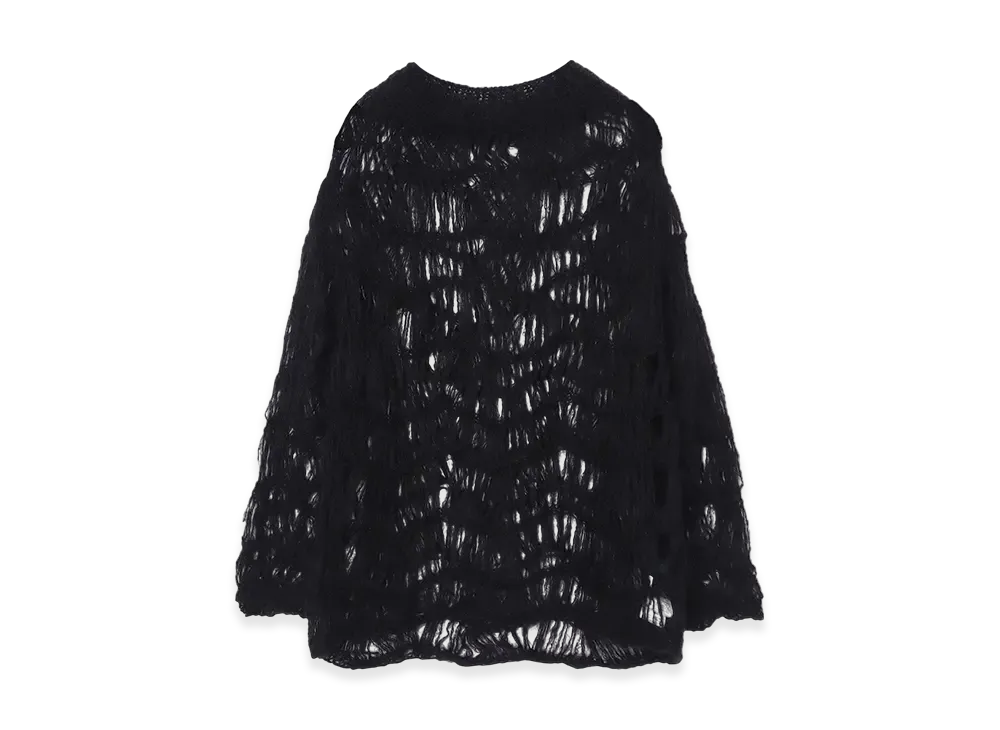 Yohji Yamamoto Maon Crewneck Sweater "Black"