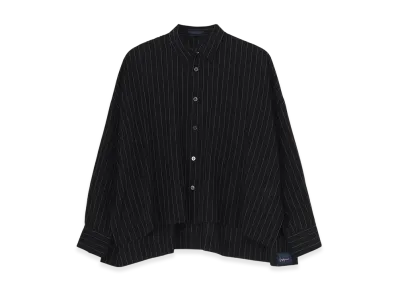 Yohji Yamamoto Stripe Big Blouse "Black/Grey"