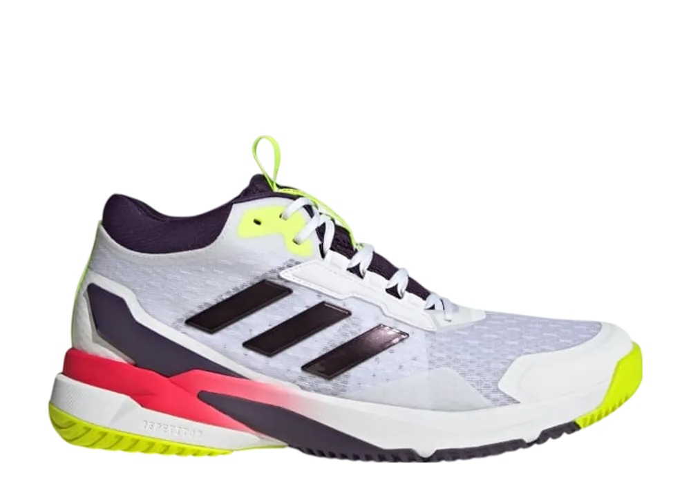 アディダス クレイジーフライト6 ミッド インドア "クラウドホワイト/オーロラメッツ/セミルシッドレッド"