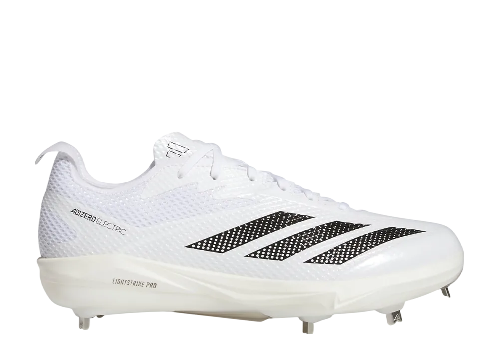 アディダス アディゼロ エレクトリック2.0 スパイク "クラウドホワイト/コアブラック/シルバーメタリック"