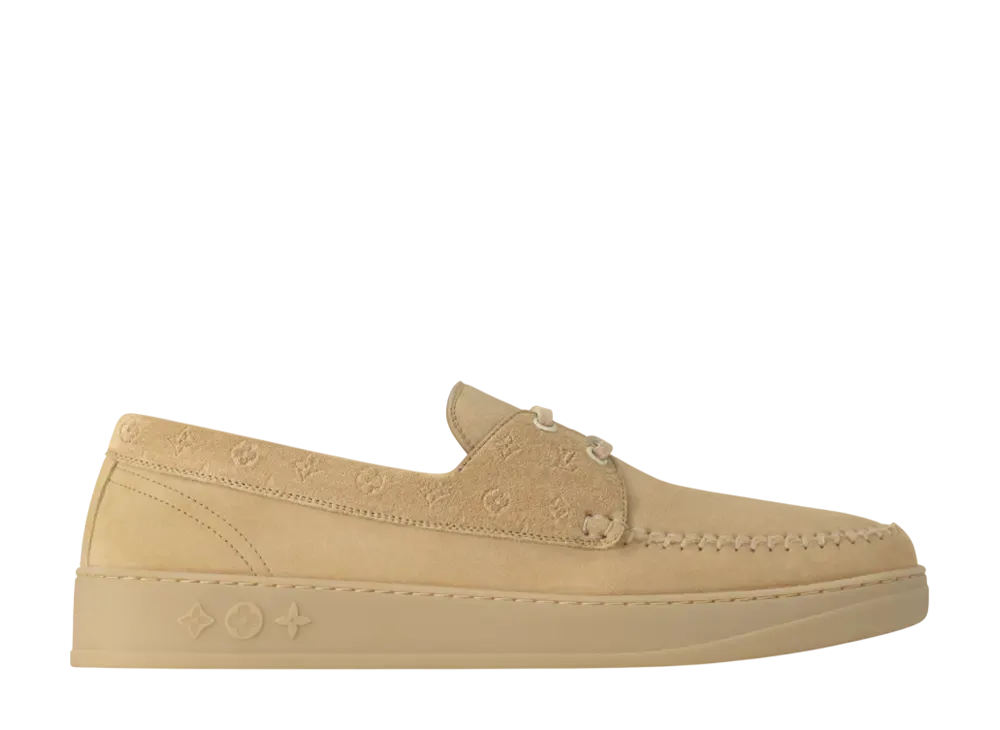 ルイヴィトン LV リゾート デッキシューズ "ベージュ"