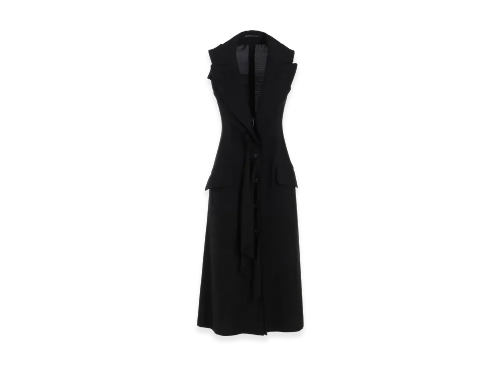 【オンライン限定商品】  High Cu/W Yamamoto Yohji Twisted Draped Front Gabardine チャーム