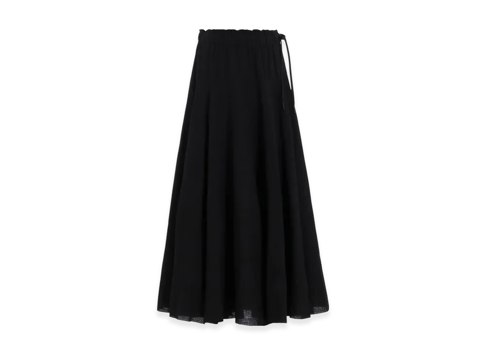 Yohji Yamamoto C/L/Ra Cambric R-Topeel SKT "Black"