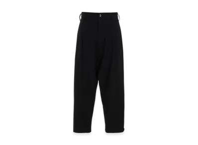 Yohji Yamamoto Seeting Cloth Cropped Pants "Black"