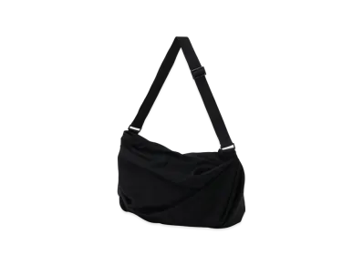Yohji Yamamoto W/Gabardine Tuck Detail Shoulder Bag "Black"