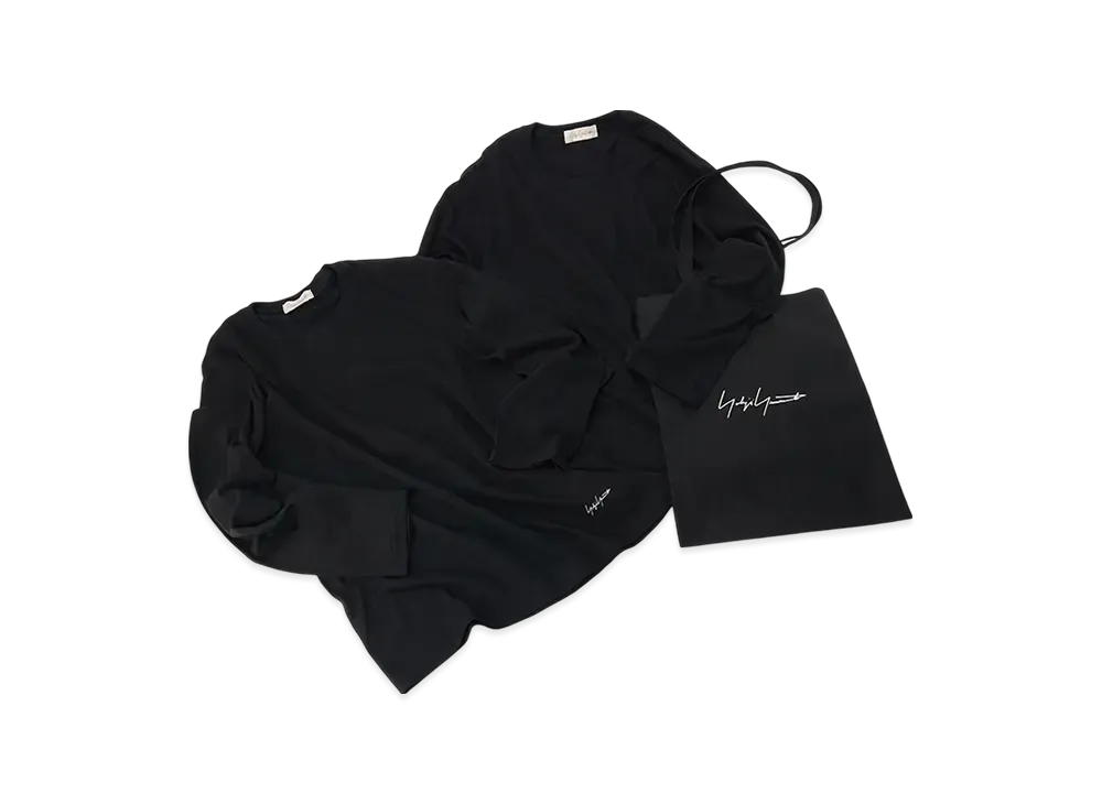 Yohji Yamamoto 2 Pack T-Shirts & Totebag "Black"