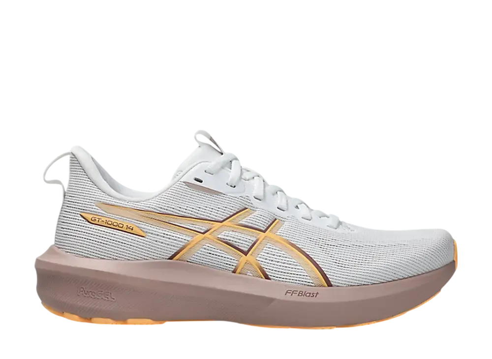 アシックス ウィメンズ GT1000 14 "ホワイト/ラブルレッド"