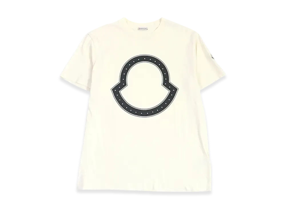 MONCLER Studs Print T-shirt "Cream"