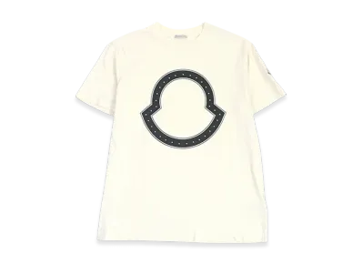 MONCLER Studs Print T-shirt "Cream"