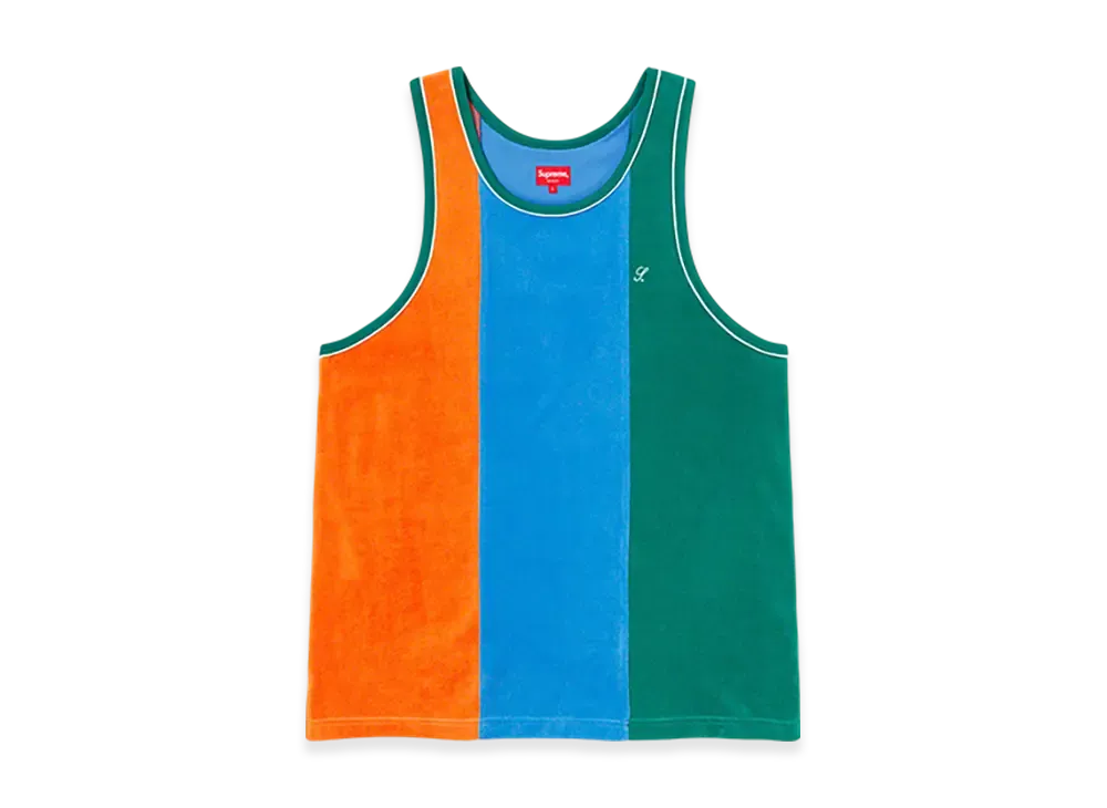 Supreme Velour Tank Top "Green"