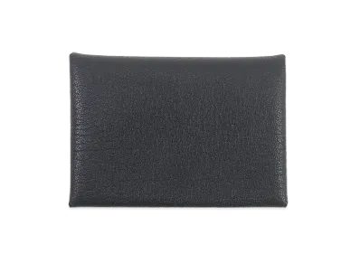 Hermes Calvi Duo Chevre "Noir/Silver"