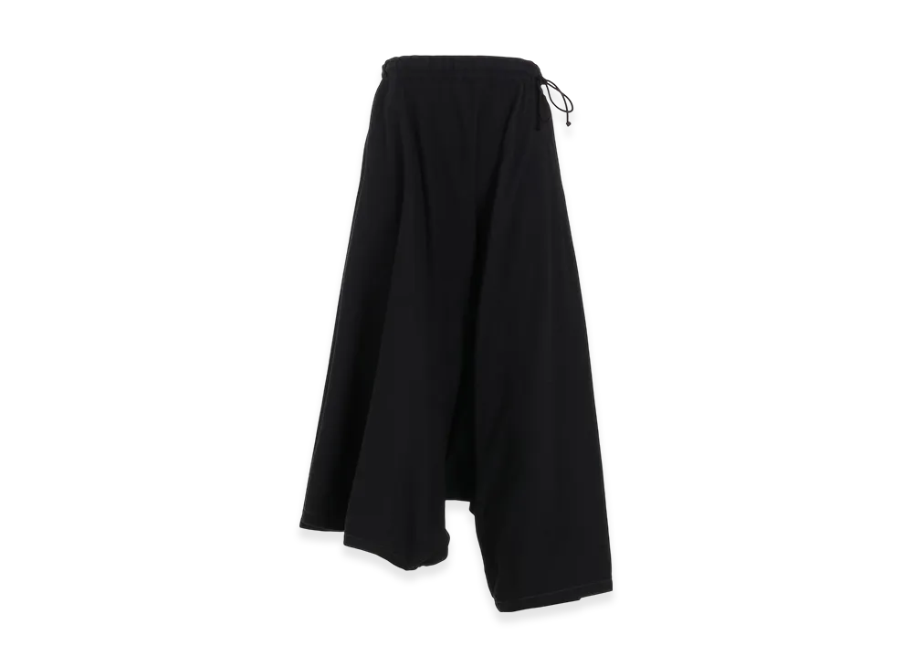 Yohji Yamamoto 6oz Twill Denim Triangle Pants "Black"