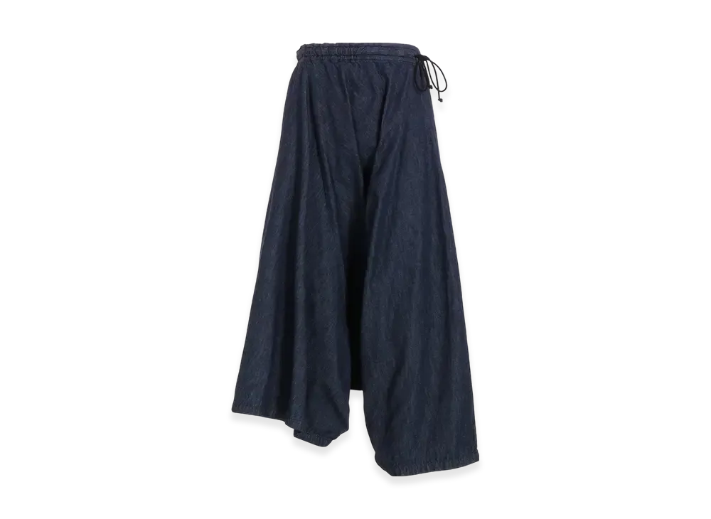 Yohji Yamamoto 6oz Twill Denim Triangle Pants "Indigo"