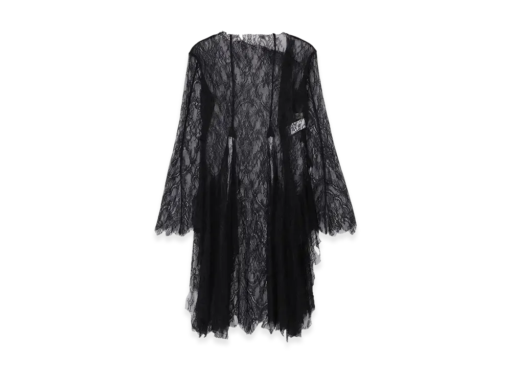 Yohji Yamamoto Gothic Lace Long Blouse "Black"