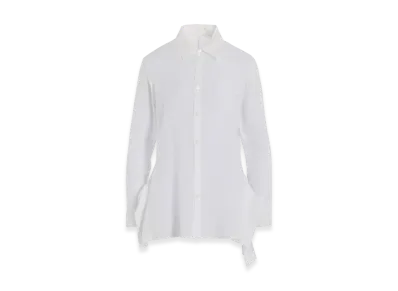 Yohji Yamamoto Ten Lawn Backside Flared Slim B "White"