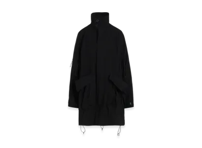 Yohji Yamamoto C/Ny Weather R-String Coat "Black"