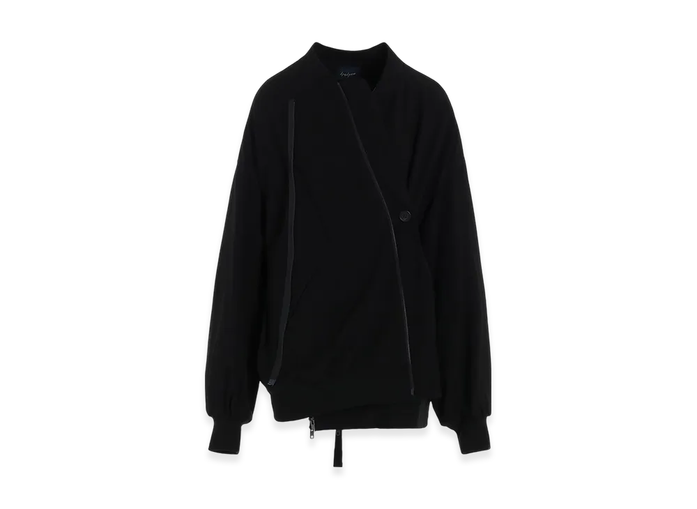 Yohji Yamamoto Ry/Li Poplin R-3Way Bomber "Black"
