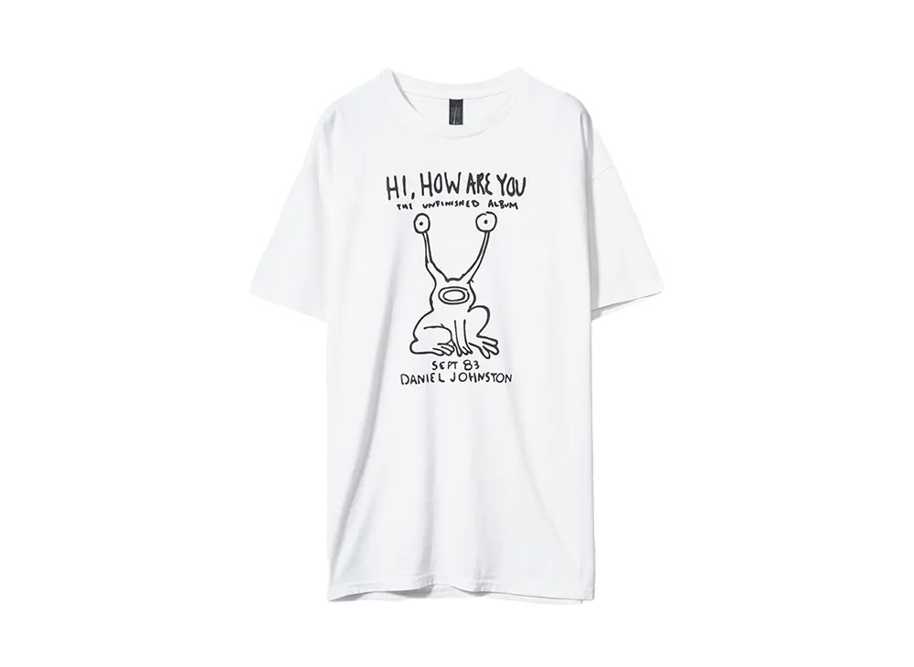 THRIFTY LOOK DANIEL JOHNSTON TEE "WHITE"