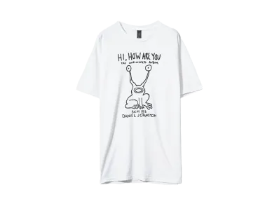THRIFTY LOOK DANIEL JOHNSTON TEE "WHITE"