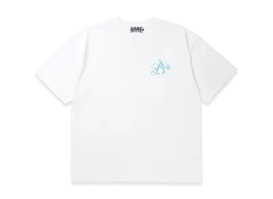 APHRODITEGANG A's Logo Embroidery S/S Tee "White/Blue"