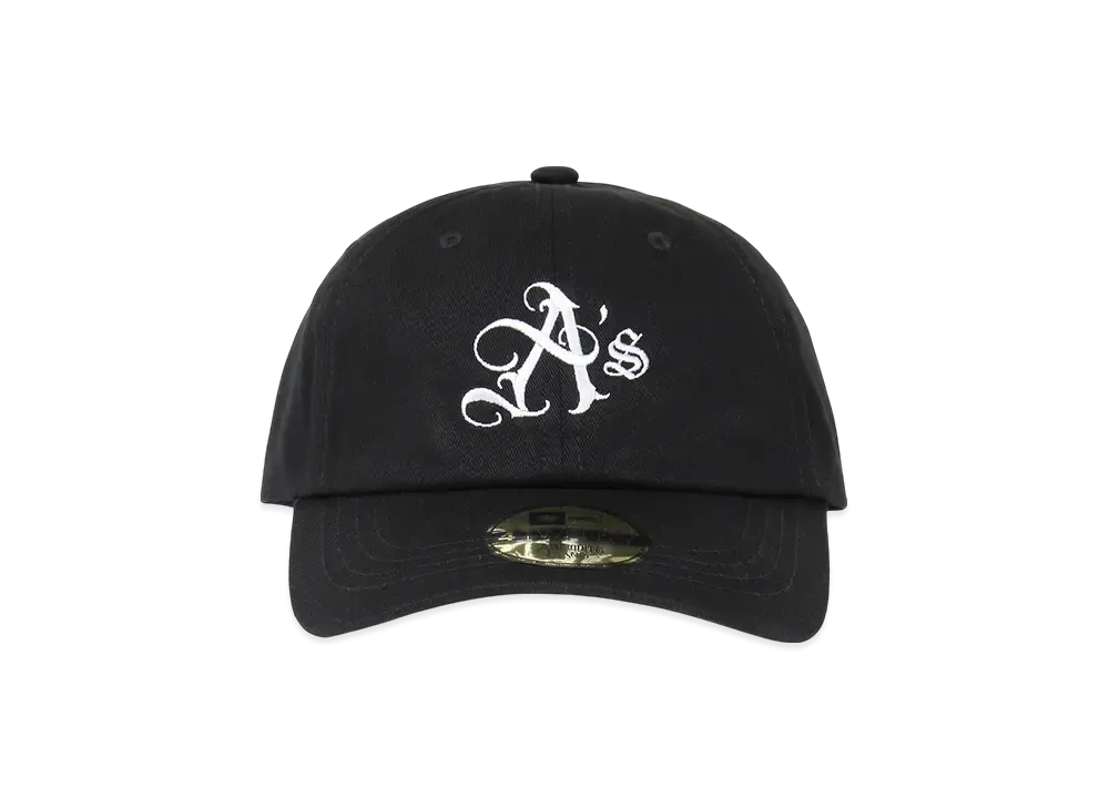 APHRODITEGANG A's Logo Embroidery 6 Panel Cap "Black"