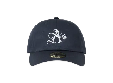 APHRODITEGANG A's Logo Embroidery 6 Panel Cap "Navy"