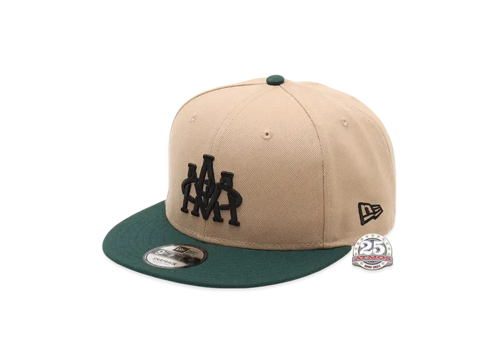 NEW ERA x atmos 9Fifty Snap Back "Camel"