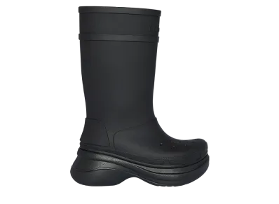 クロックス × バレンシアガ ブーツ "ブラック"