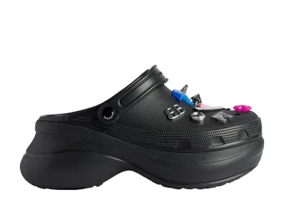 クロックス × バレンシアガ ウィメンズ ミュール ジビッツ "ブラック"