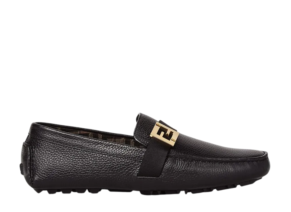 FENDI FF Square Driving Shoes "Black"