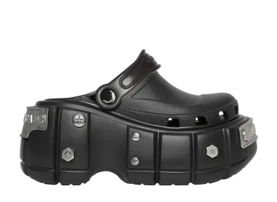 クロックス × バレンシアガ ウィメンズ ハードクロックス サンダル "ブラック"