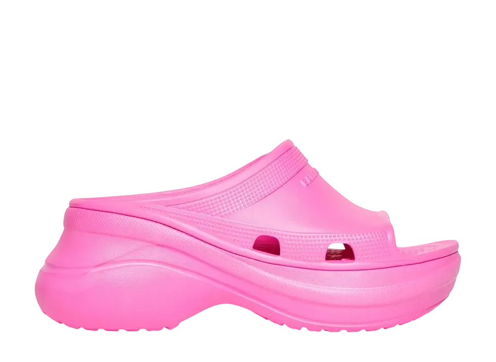 新品　正規品　balenciaga テクノグロッグ　テクノスライド　ピンク　39 Crocs × BALENCIAGA Women's Pool Slide Sandal 
