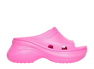 クロックス × バレンシアガ ウィメンズ プール スライドサンダル "ピンク"
